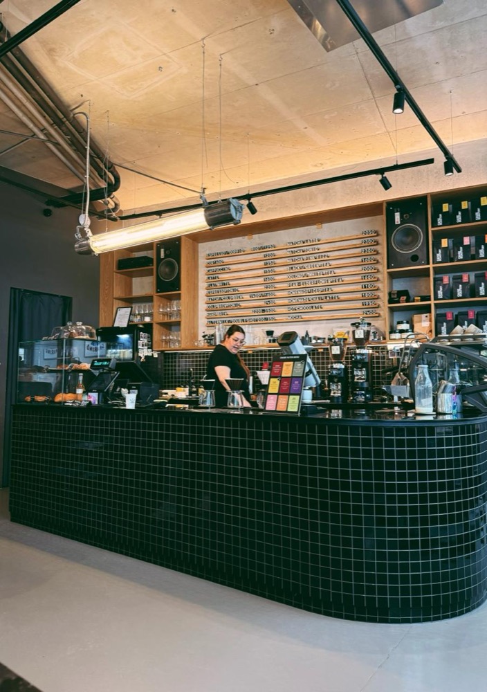 Bar counter and Cause Lab menu
